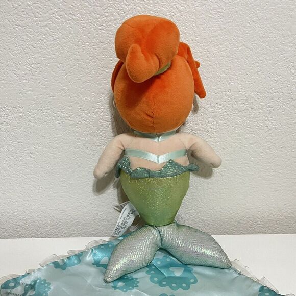 Disney Parks Disney Babies Ariel in a Blanket Plush Doll The Little Mermaid - Picture 8 of 13